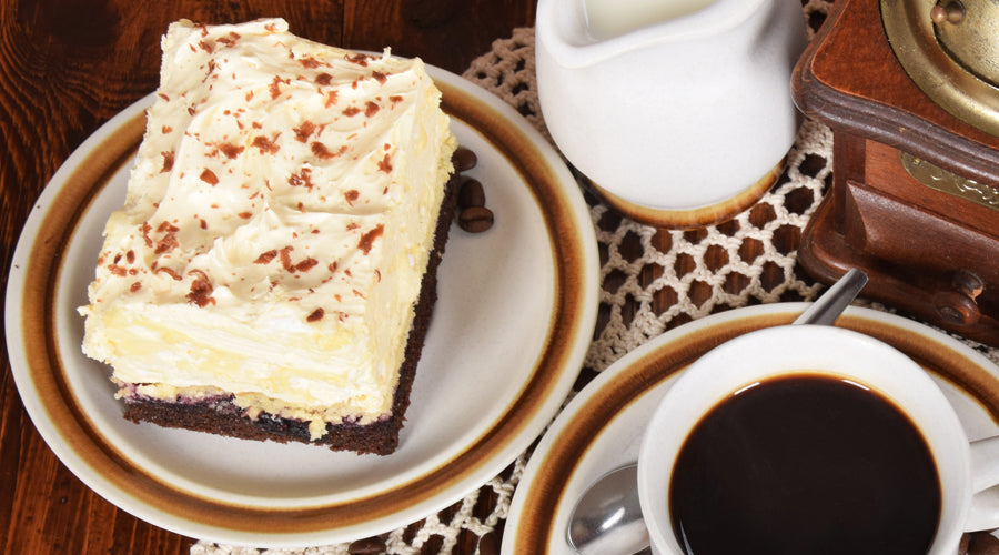 Boozy Coffee Mousse Bars