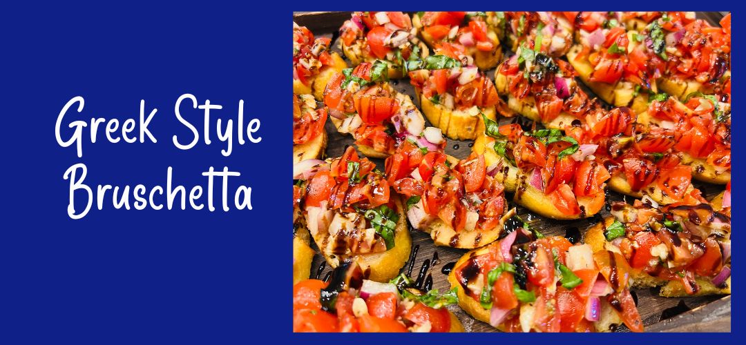 Greek Style Bruschetta. chefkas
