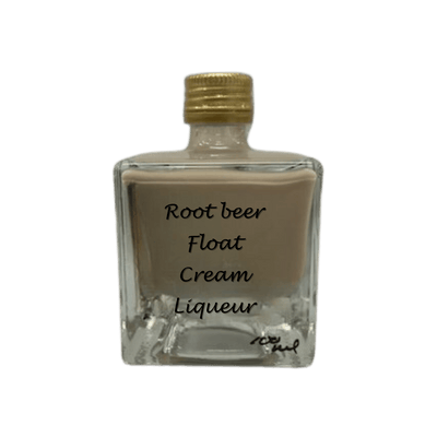 Rootbeer Float Cream Liqueur in medium bottle. Sweet alcoholic drinks. Easy mixed drinks.