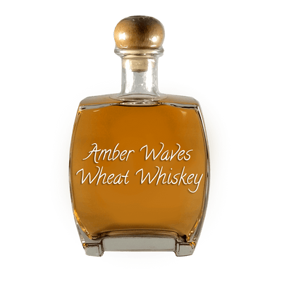 Amber Waves Wheat Whisky in medium bottle. Best cocktails. Smooth and sweet alcoholic drinks.