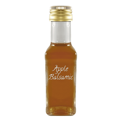 Apple Balsamic Vinegar in bottle. Store balsamic vinegar. Fruity balsamic vinegar.