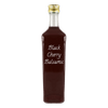 Black Cherry Balsamic Vinegar in bottle. Dark balsamic vinegar. Alcohol vinegar.
