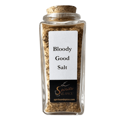 Bloody Good Salt in bottle. Spice mix and best seasonings. Spice blends.