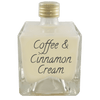 Coffee & Cinnamon Cream in small bottle. Popular cocktails.