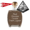 Dark Chocolate Coconut Cream Liqueur in very small bottle. Best mixed drinks. SIP Awards Platinum 2019