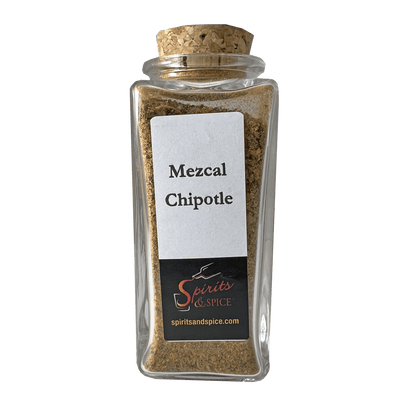 Mezcal Chipotle Blend in bottle. Spice mix and best seasonings. Summer spices.