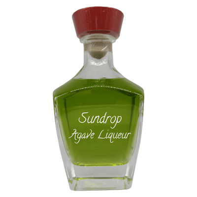 S&S Sundrop Agave Liqueur in bottle. Best cocktails. Smooth and sweet alcoholic drinks.