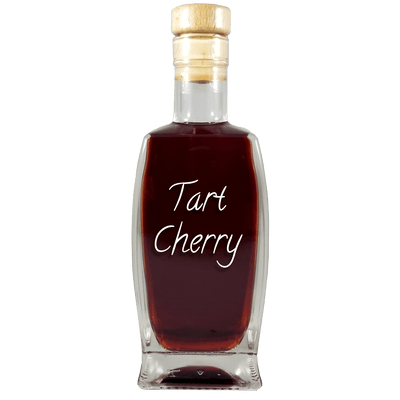 Tart Cherry Liqueur in medium bottle. Smooth and sweet alcoholic drinks. Drinks from Germany.