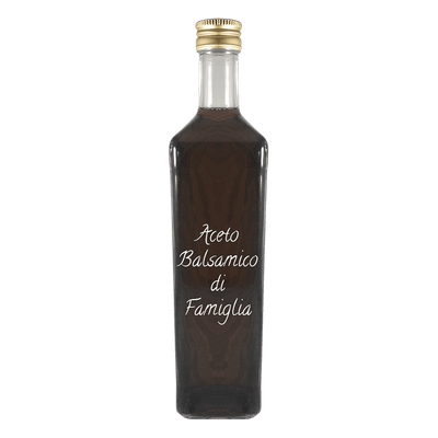 Aceto Balsamico di Famiglia balsamic vinegar in bottle. Authentic balsamic vinegar. Can you use balsamic glaze as salad dressing.