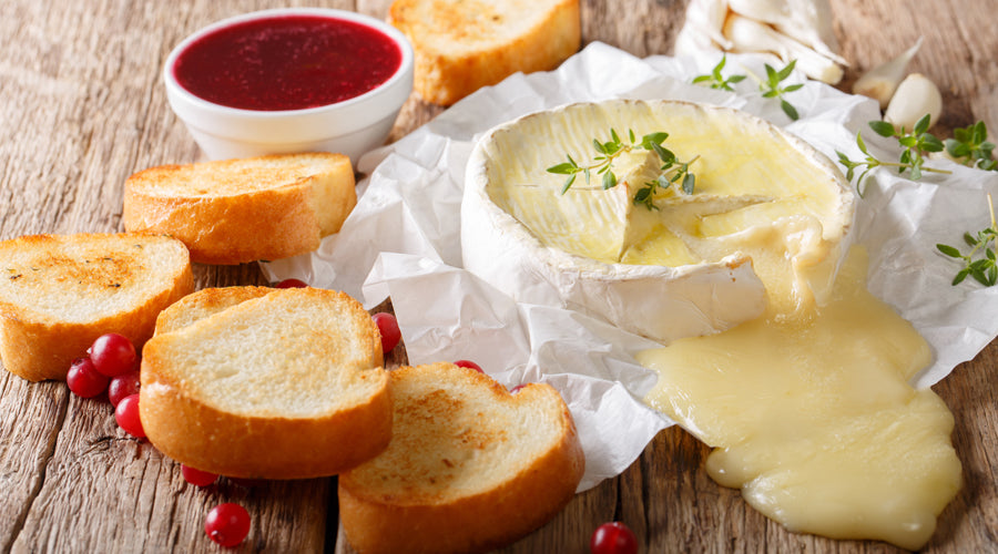 Baked Brie with Awesome Sauce