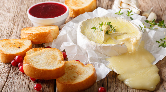 Baked Brie with Awesome Sauce