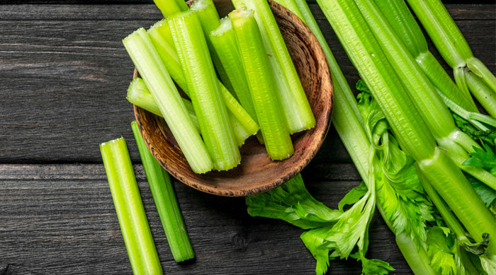 Celery & Herb Salad with Hard Boiled Eggs
