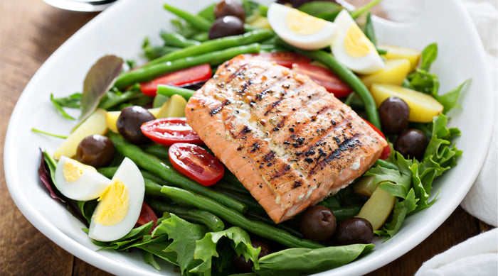 French Salmon Salad