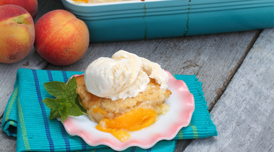 Gluten Free/Dairy Free Peach Cobbler