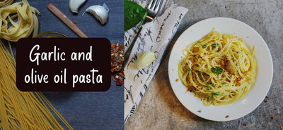 Garlic and olive oil pasta