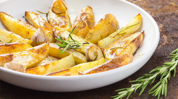 Roasted Lemony Fingerling Potatoes