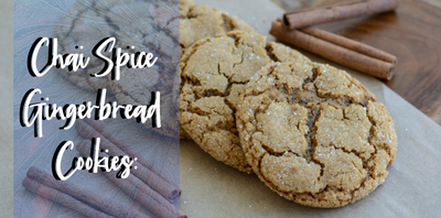 Chai Spice Gingerbread Cookies