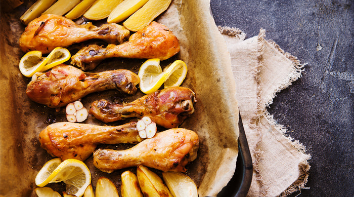 Tapenade Chicken with Roasted Garlic