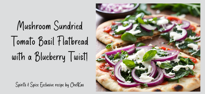 Blueberry flatbread