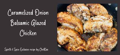 Caramelized Onion Balsamic Glazed Chicken