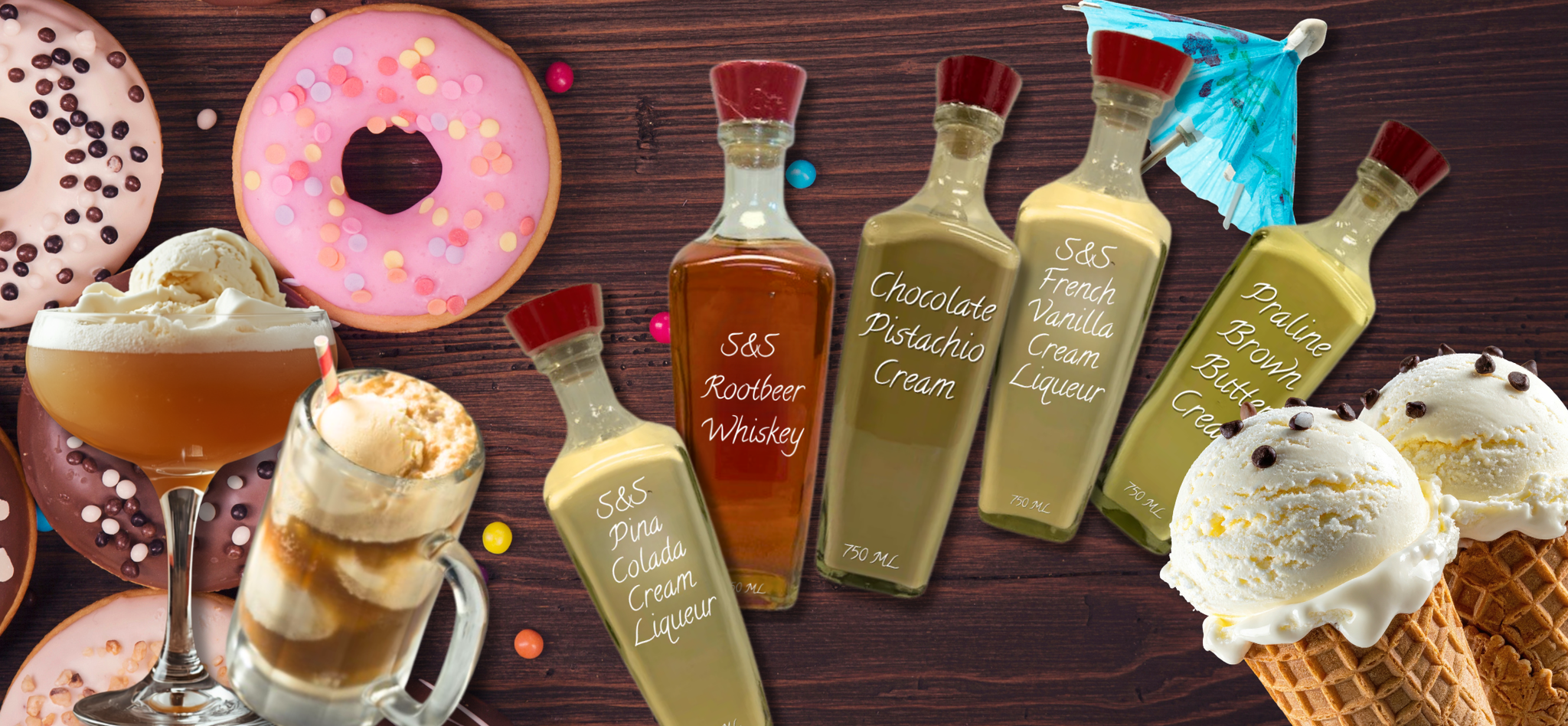 Summer Cocktail liqueurs