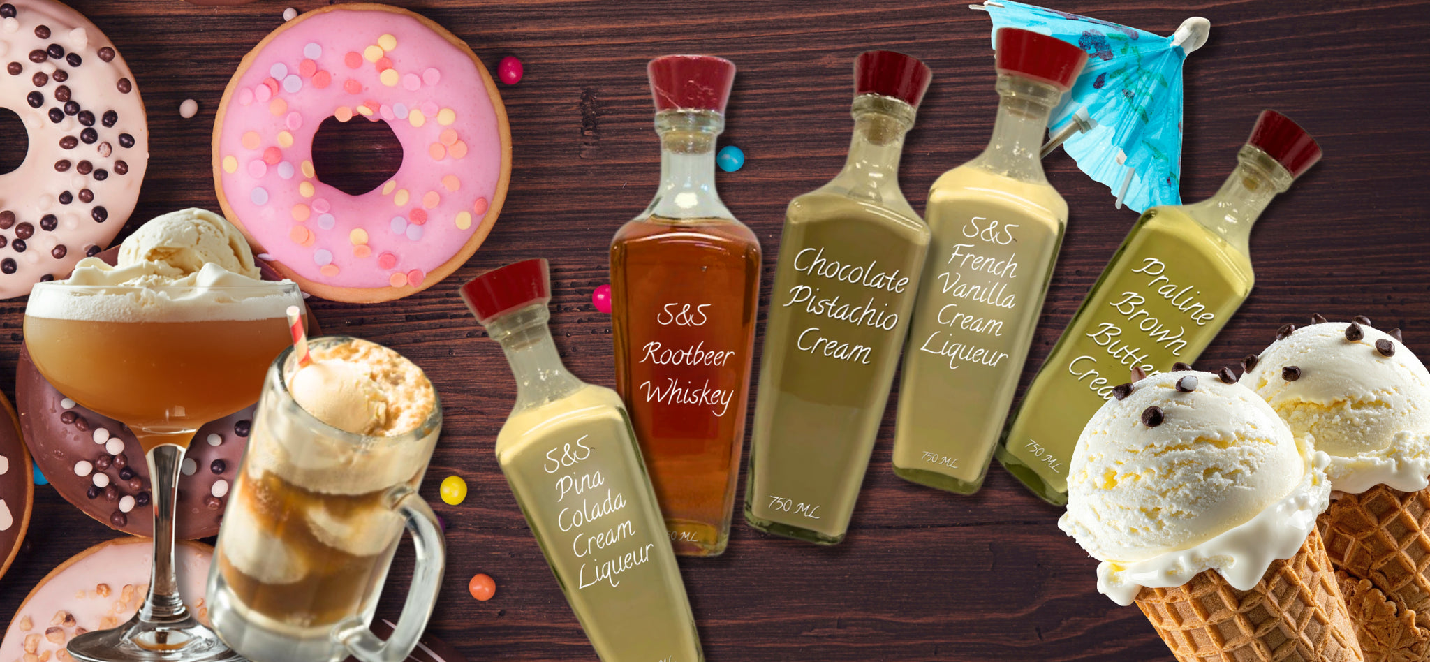 Summer Cocktail liqueurs