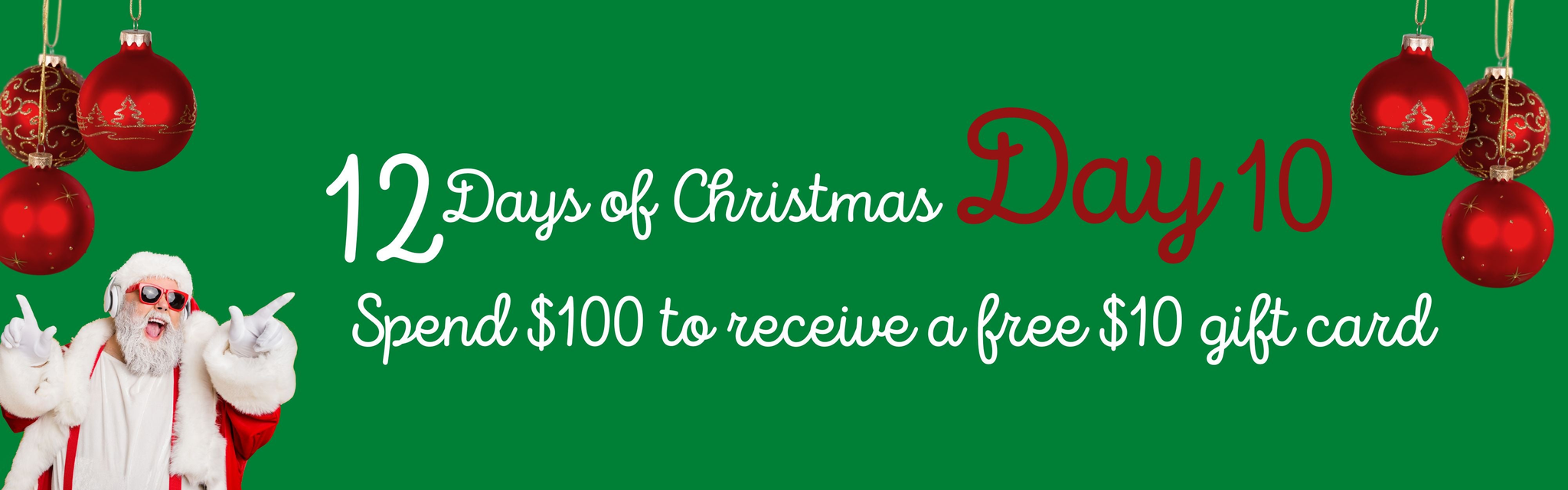 12 Days of Christmas-Day 10, Gift Card