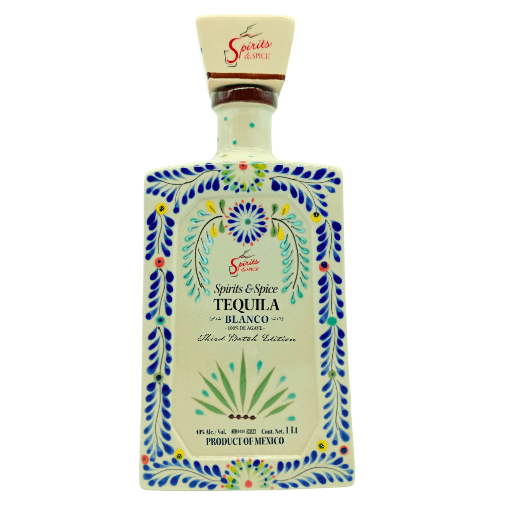 best tequila blanco in las vegas. tequila in floral bottle