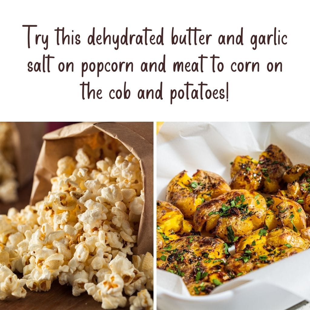 Garlic and butter salt