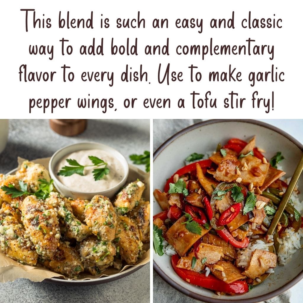 Garlic pepper blend