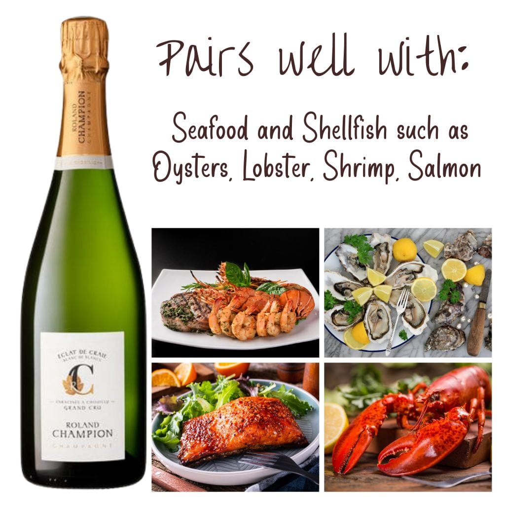 Roland Champion Champagne Blanc de Blancs Grand Cru Eclat de Craie
