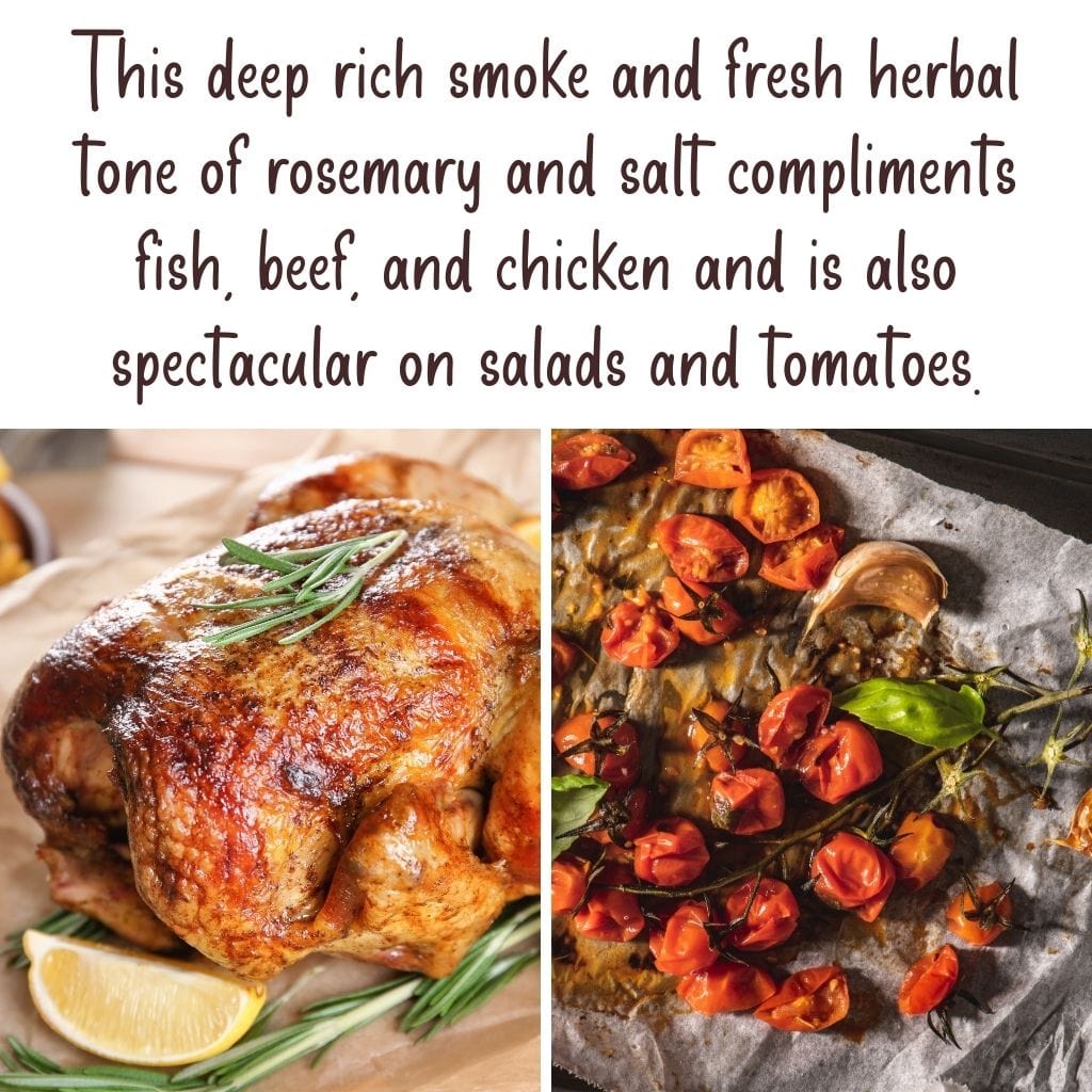 smoked rosemary salt