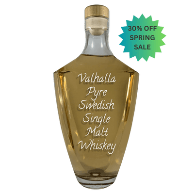 Valhalla pyre peated Swedish single malt whiskey