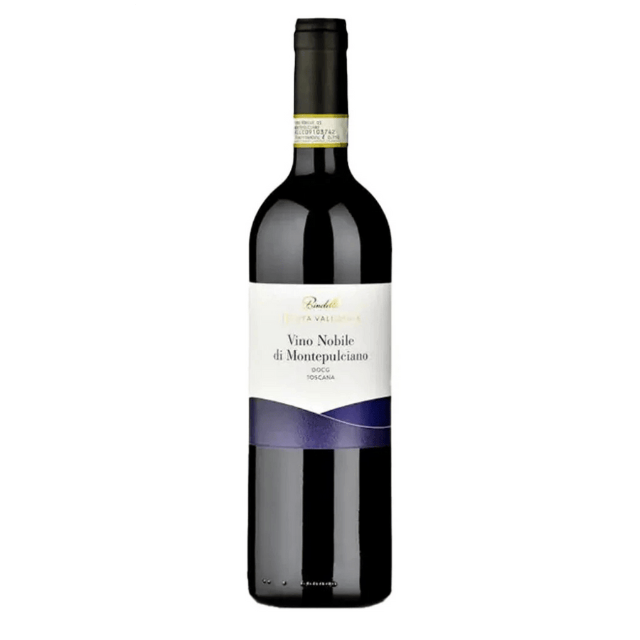 Wine bottle with a white label on a white background