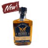 Bottle of Two Bitch Bourbon Whiskey with a 'New!' label on a white background