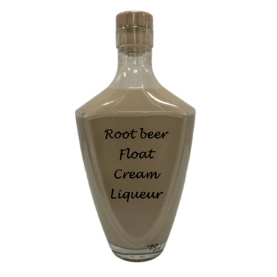 Rootbeer Float Cream Liqueur in bottle. Bar drinks. Spirits. Popular alcoholic drinks.