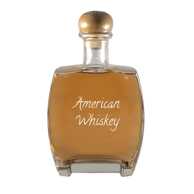 American Whisky in medium bottle. Best cocktails. Smooth and sweet alcoholic drinks.