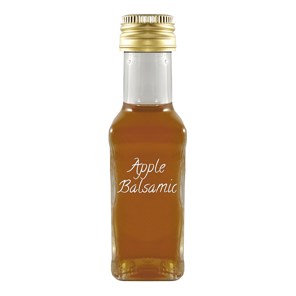 Apple Balsamic Vinegar in bottle. Store balsamic vinegar. Fruity balsamic vinegar.