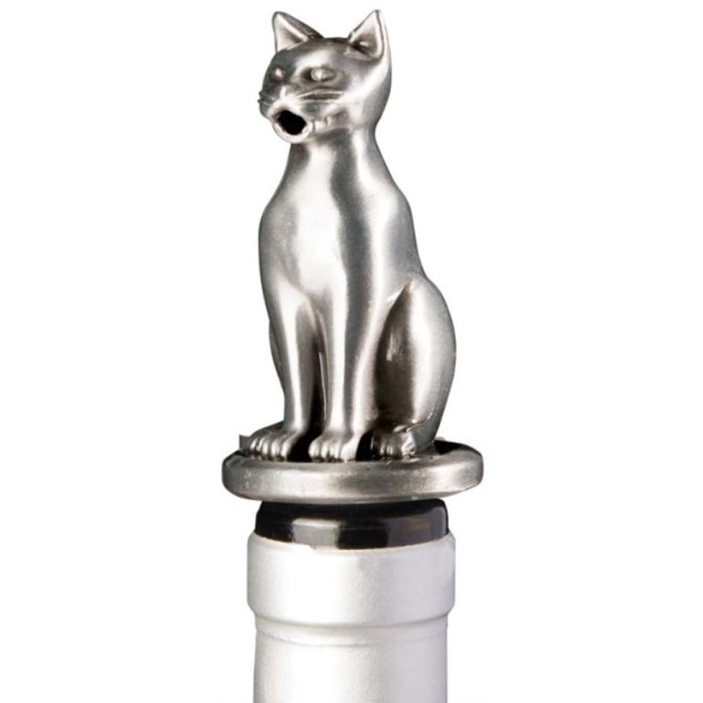 Wine Aerator Cat closeup
