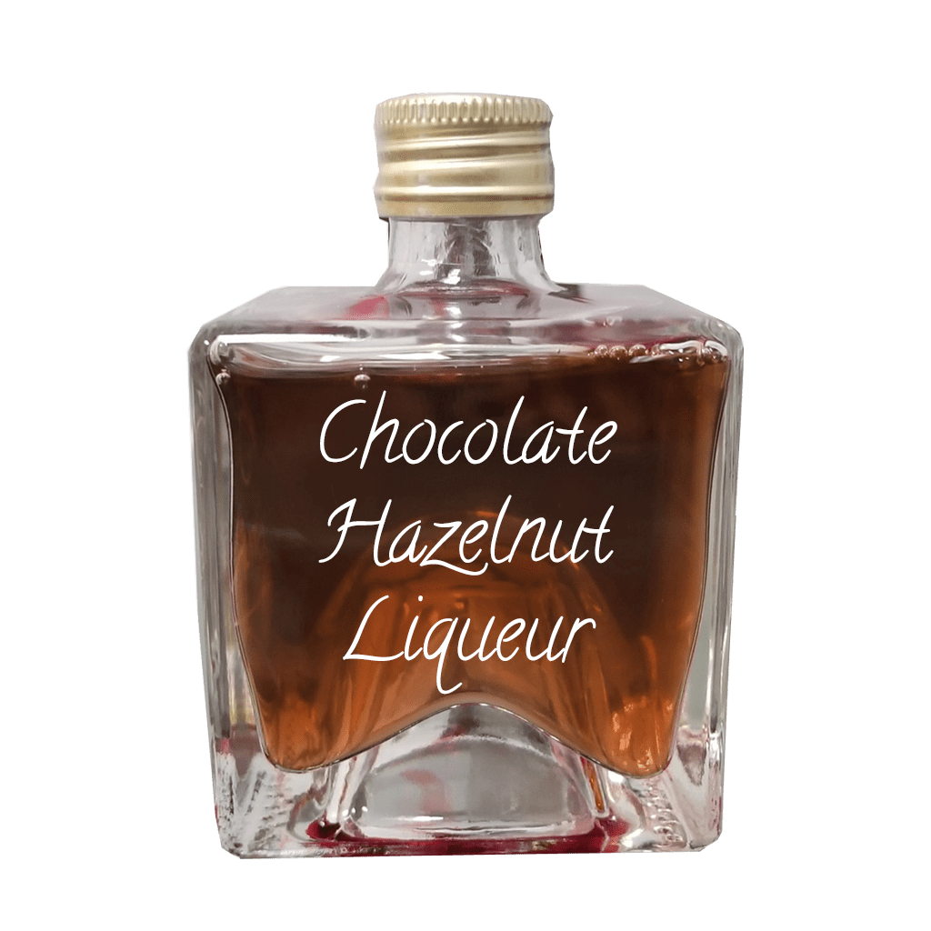 Chocolate Hazelnut Liqueur in small bottle. Best cocktails. Online liquor store near me.