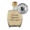 Chocolate Peppermint Cream Liqueur in very small bottle. Best mixed drinks. SIP Awards Silver 2019