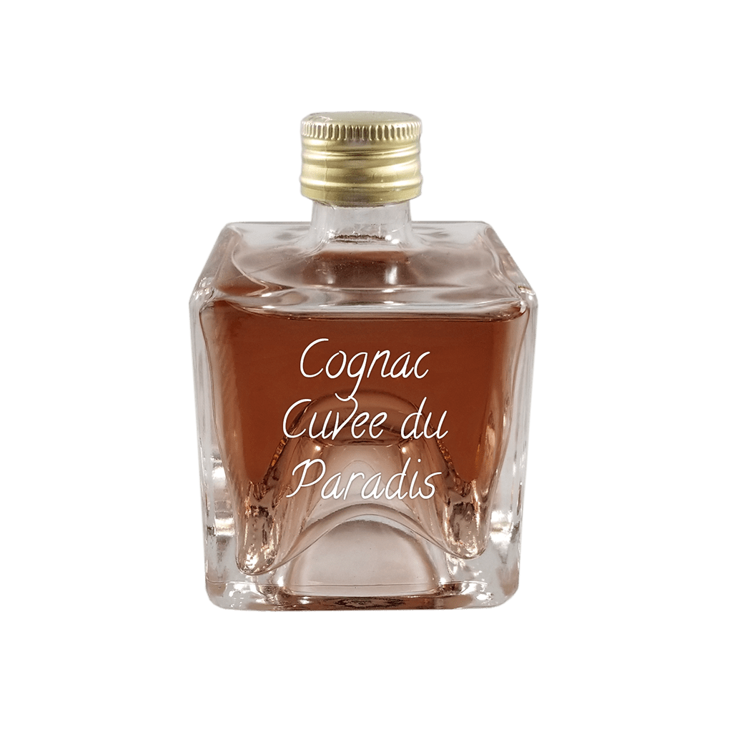 Cognac Cuvee du Paradis in large bottle. Easy mixed drinks for summer.