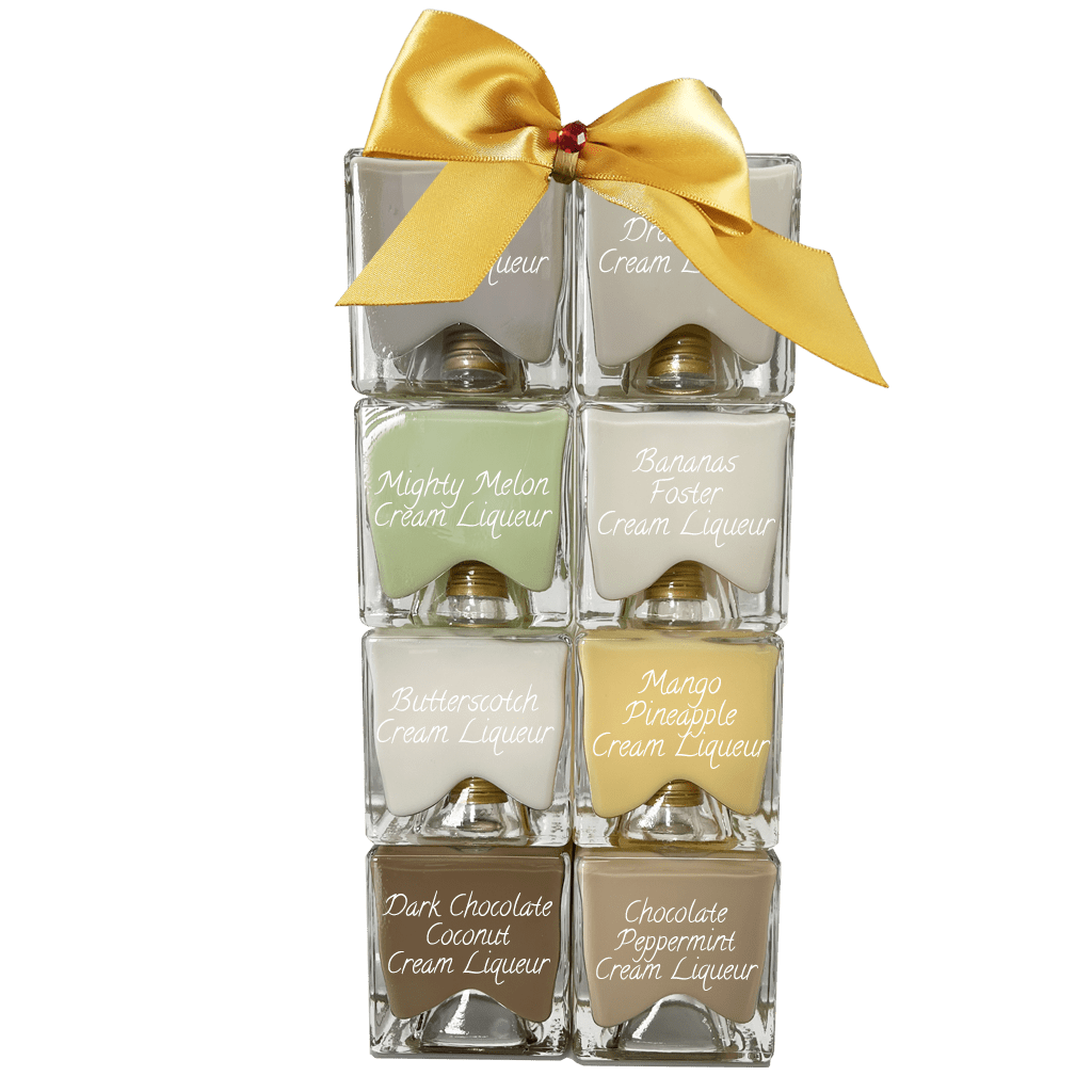 Cream Liqueur Variety Set. Gluten free gift baskets. Birthday box. Christmas wish list. Wine gift set.
