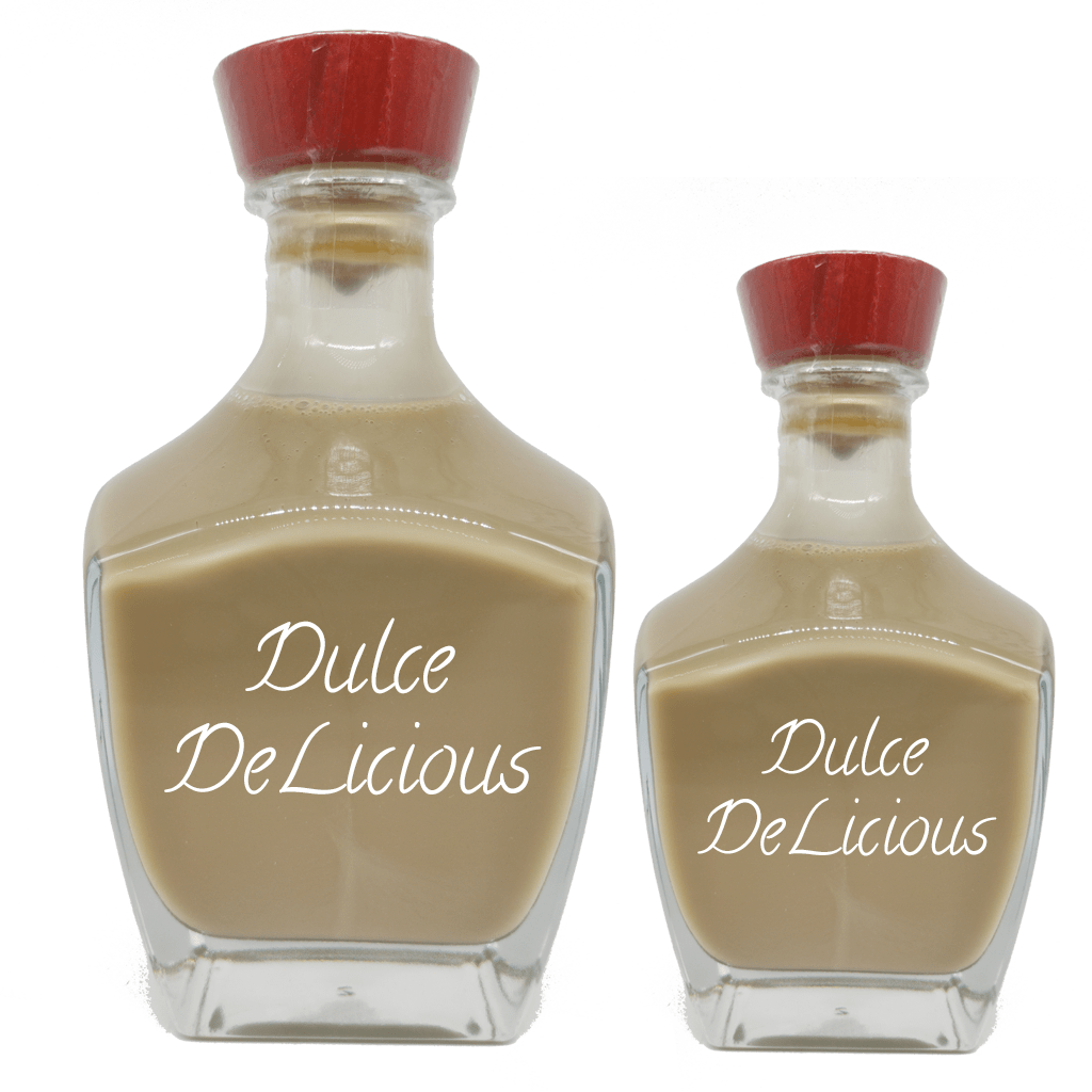 S&S Dulce DeLicious Liqueur in two bottles. Easy mixed drinks. Drinks from Mexico.