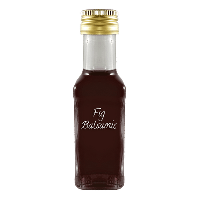 Fig Balsamic Vinegar in bottle. Sweet balsamic vinegar. Fruity vinegars.