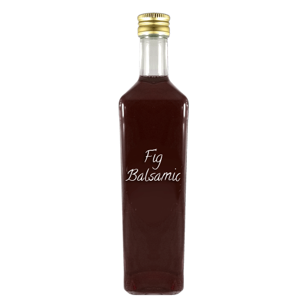 Fig Balsamic Vinegar in bottle. Distilling vinegar. Fig Vinegar for marinade.