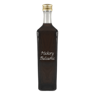 Hickory Balsamic Vinegar in bottle. Sweet balsamic. White balsamic vinegars.