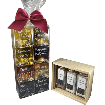 Kitchen Staples gift Set. Gifts for 30 years old man. Birthday delivery ideas. Wine gift box.