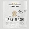 Larchago Rioja Red Crianza red wine packaging. Wine and dessert. Best red wine to gift.