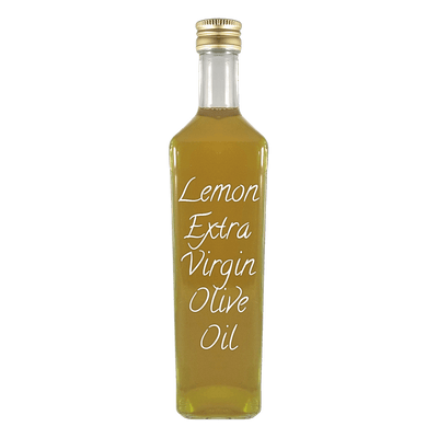 Lemon Extra Virgin Olive Oil in bottle. Can you fry with olive oil. Olive oil from italy.